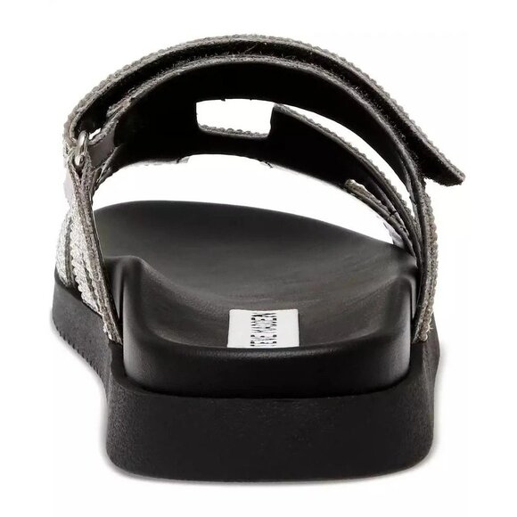 Steve Madden Women's Mayven-r Rhinestone Slide Sandals - Picture 4 of 5